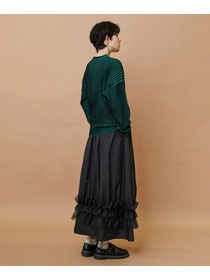 【FRAPBOIS】プレーティンニット プルオーバー 詳細画像 チャコールグレー 18