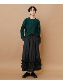 【FRAPBOIS】プレーティンニット プルオーバー 詳細画像 チャコールグレー 19