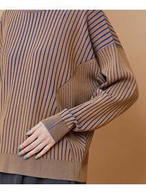 【FRAPBOIS】プレーティンニット プルオーバー 詳細画像 チャコールグレー 3