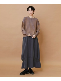 【FRAPBOIS】プレーティンニット プルオーバー 詳細画像 チャコールグレー 5