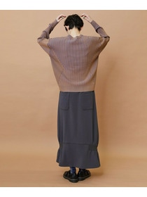 【FRAPBOIS】プレーティンニット プルオーバー 詳細画像 チャコールグレー 7