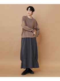 【FRAPBOIS】プレーティンニット プルオーバー 詳細画像 チャコールグレー 9