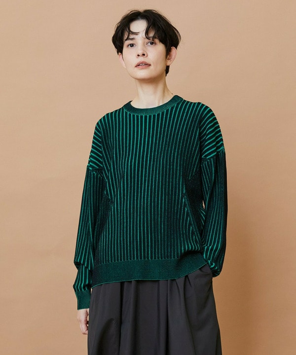 プレーティンニット プルオーバー 詳細画像 チャコールグレー 1