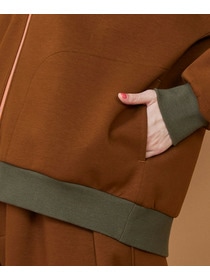 【FRAPBOIS】ライトスウェット ジップアップパーカー 詳細画像 ネイビー 4