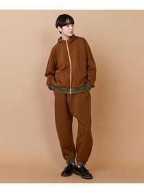 【FRAPBOIS】ライトスウェット ジップアップパーカー 詳細画像 ネイビー 7