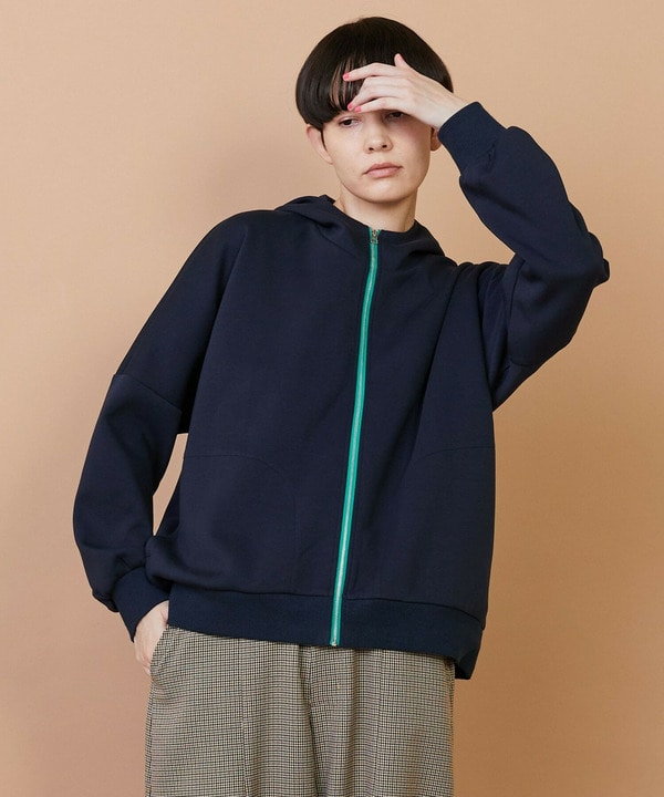 ライトスウェット ジップアップパーカー 詳細画像 ネイビー 1