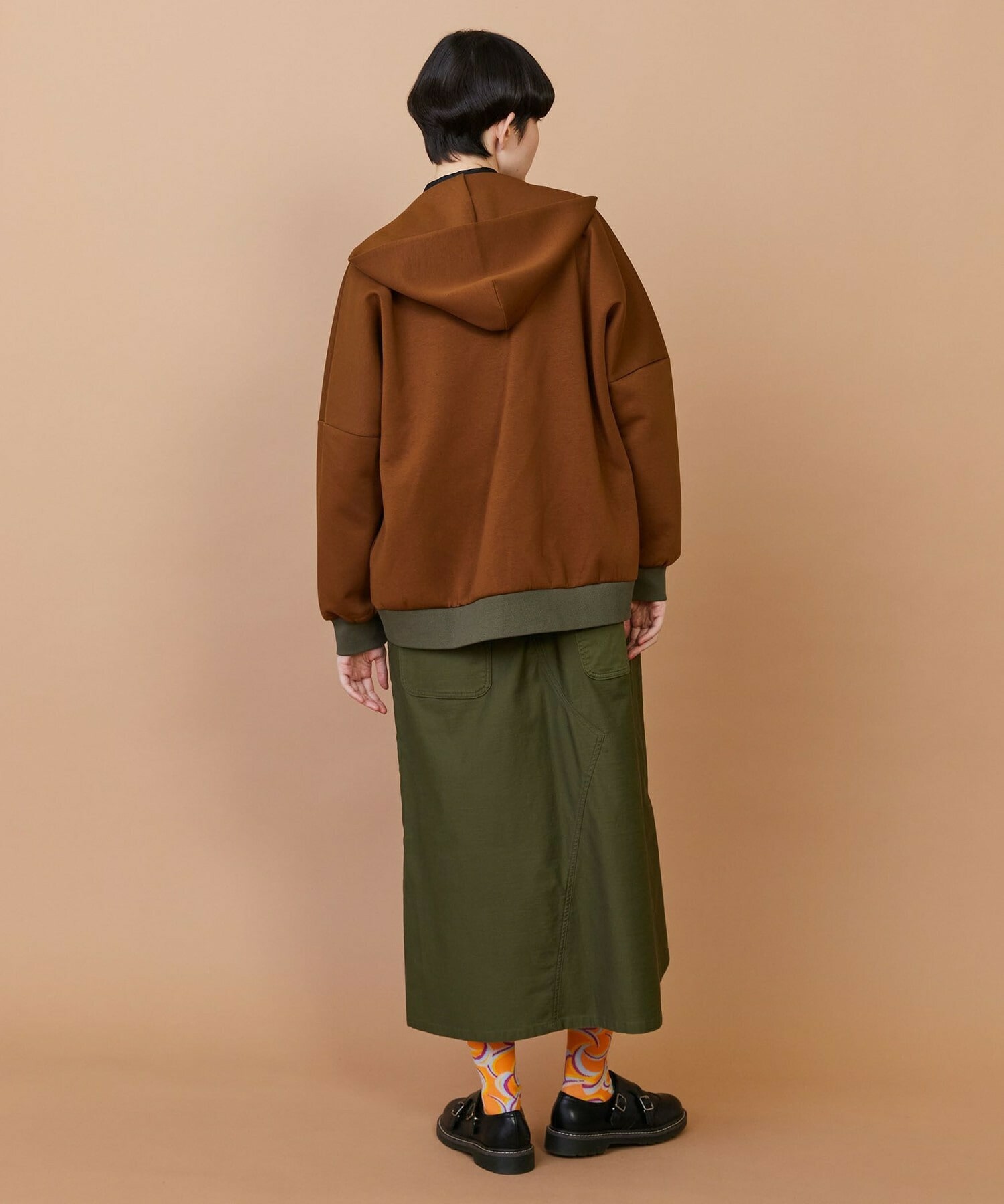 【FRAPBOIS】ライトスウェット ジップアップパーカー 詳細画像 ネイビー 13