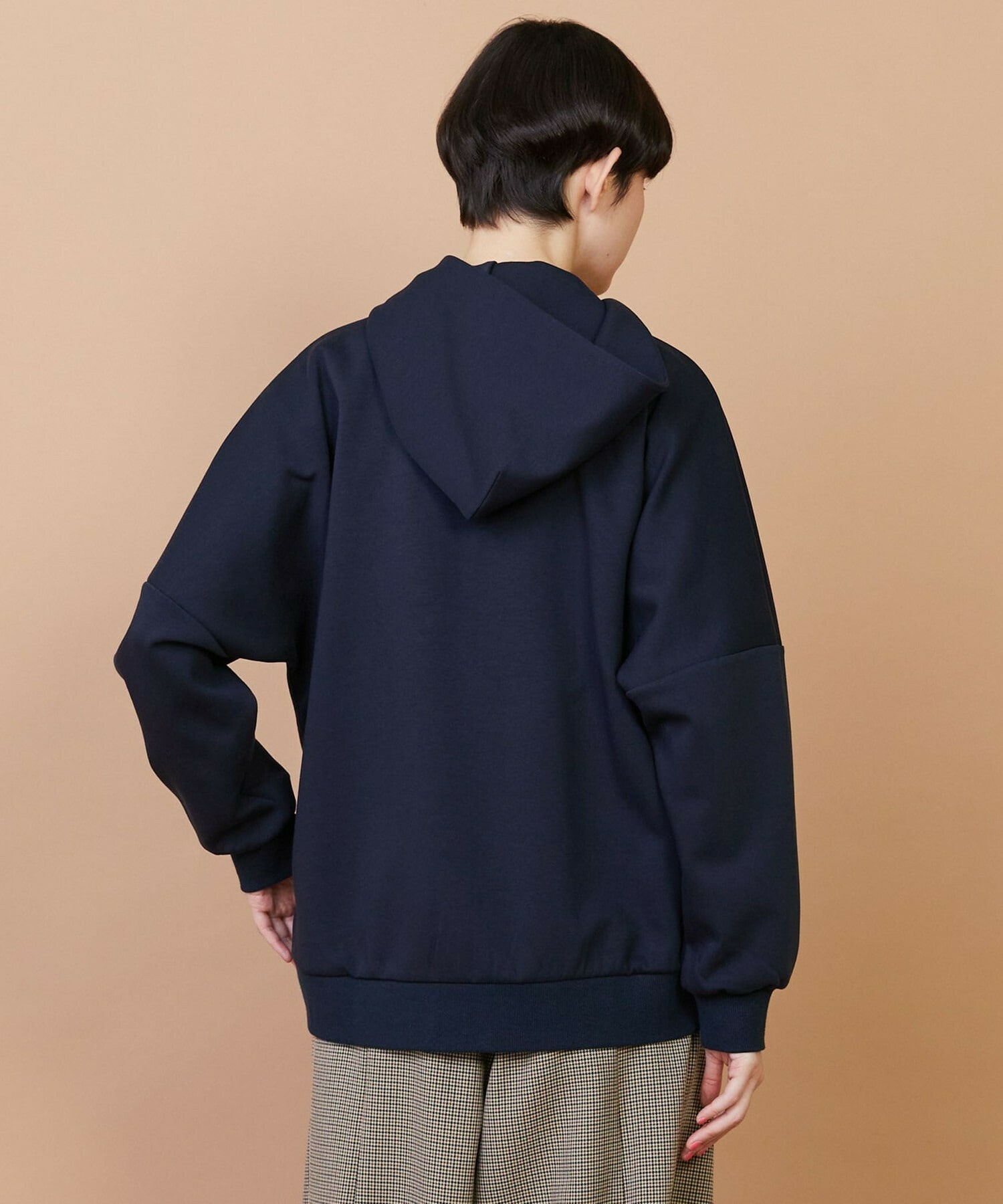 【FRAPBOIS】ライトスウェット ジップアップパーカー 詳細画像 ネイビー 15