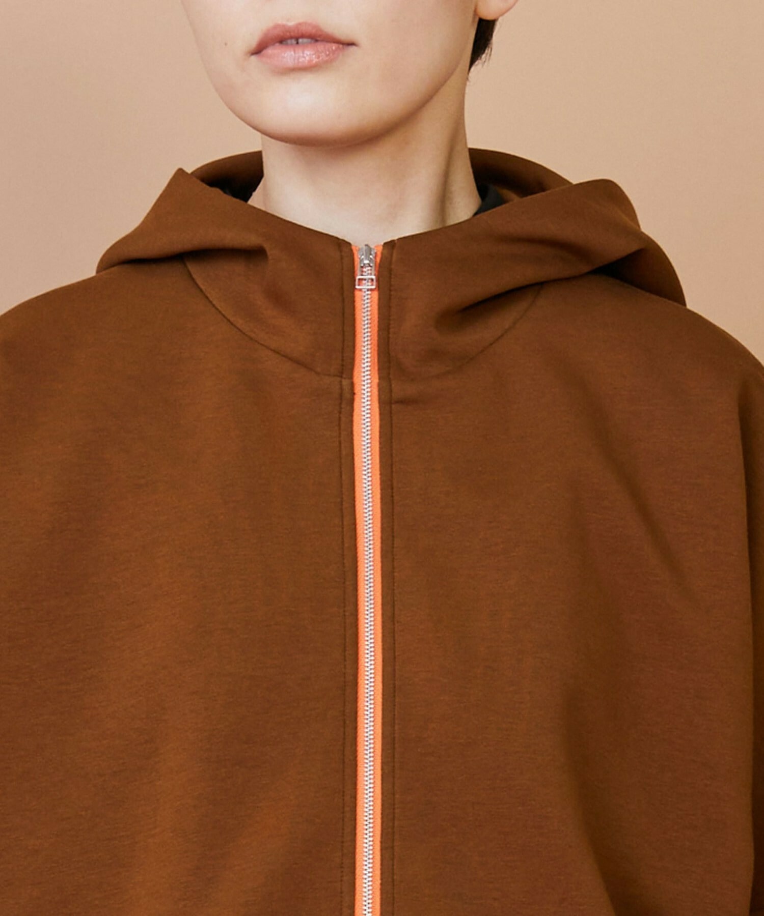 【FRAPBOIS】ライトスウェット ジップアップパーカー 詳細画像 ネイビー 5