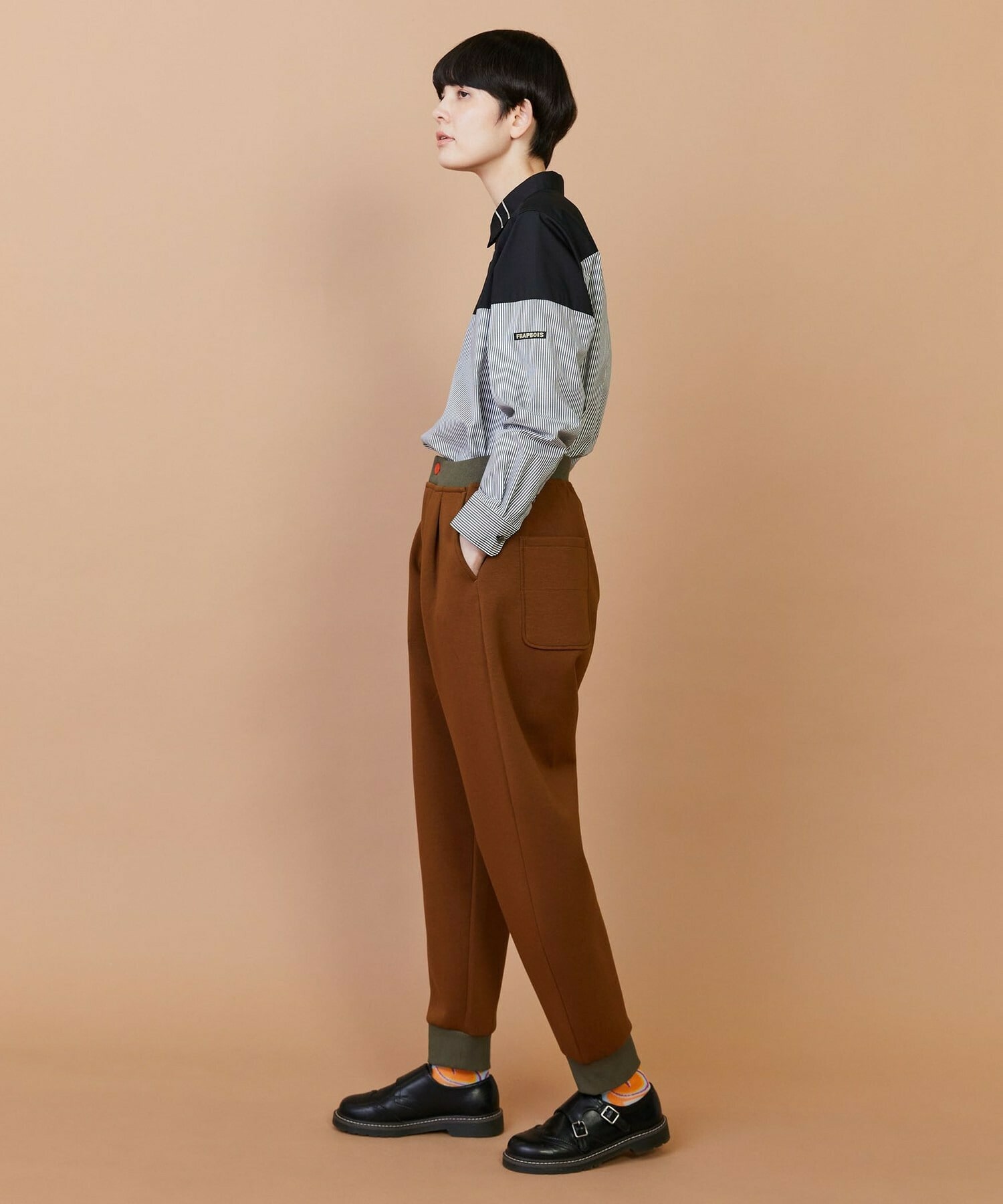 【FRAPBOIS】ライトスウェット パンツ 詳細画像 ネイビー 10