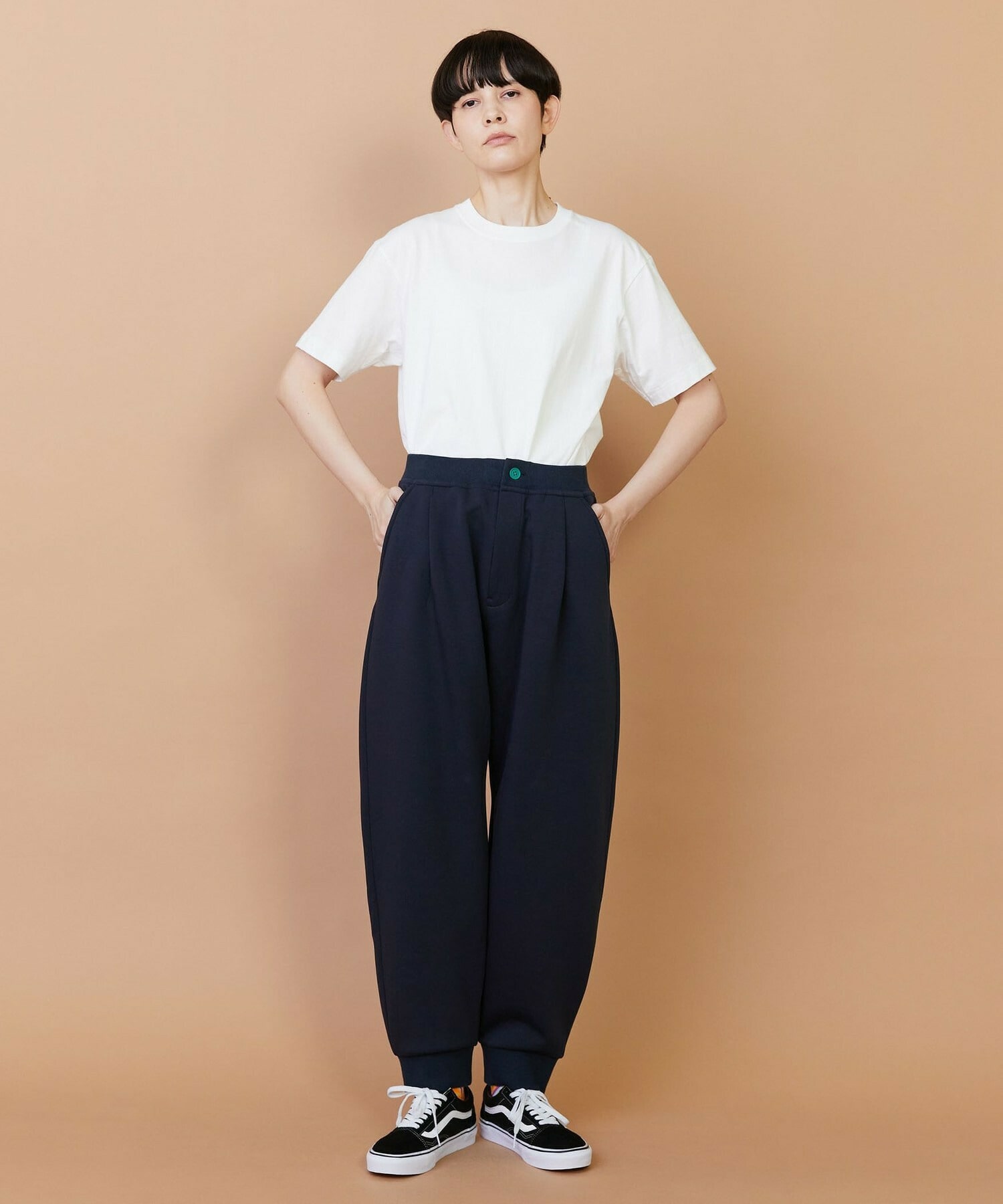 【FRAPBOIS】ライトスウェット パンツ 詳細画像 ネイビー 17