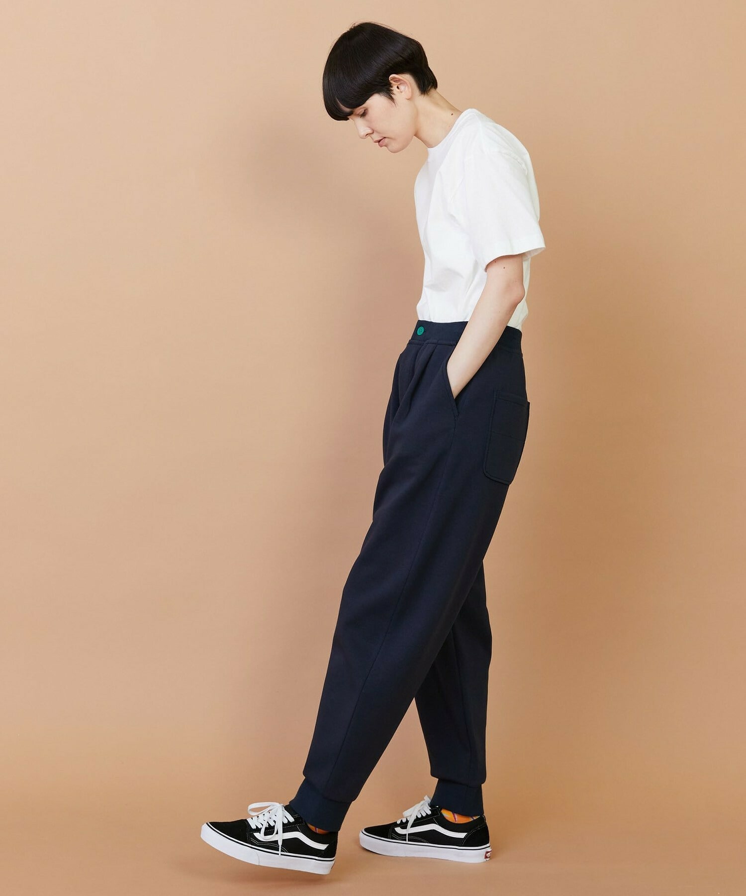 【FRAPBOIS】ライトスウェット パンツ 詳細画像 ネイビー 18