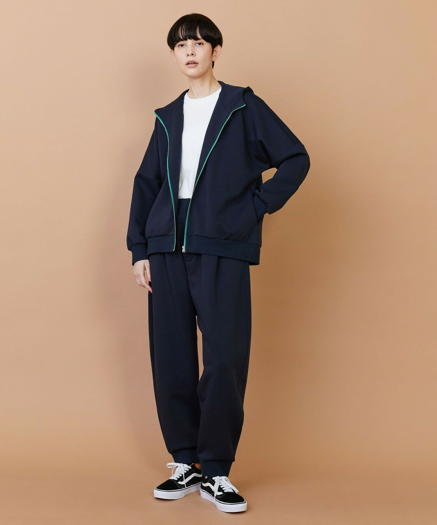 【FRAPBOIS】ライトスウェット パンツ 詳細画像 ネイビー 22