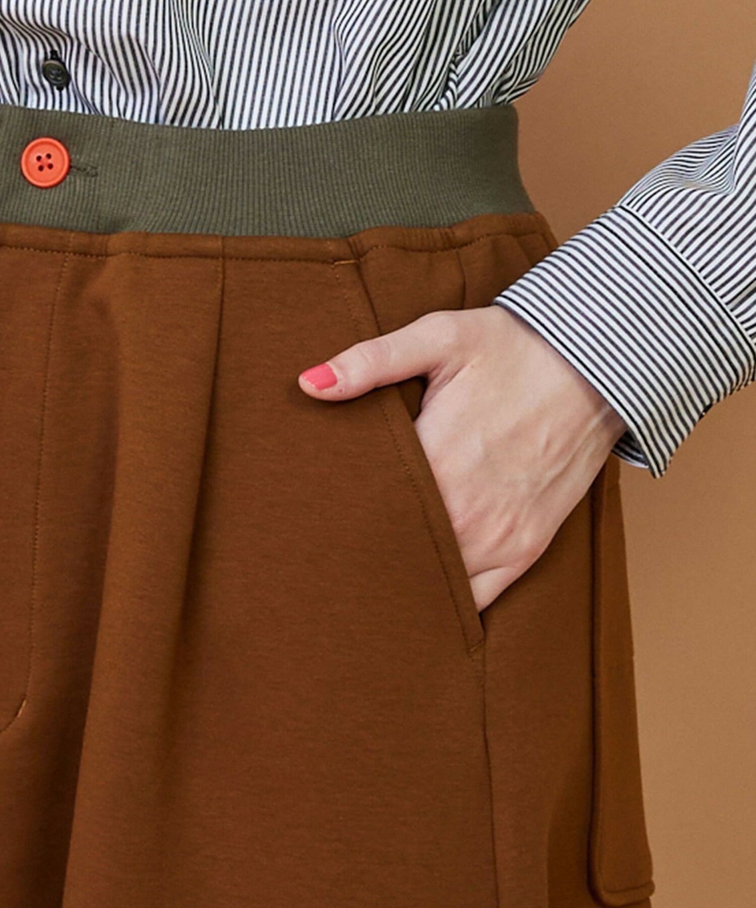 【FRAPBOIS】ライトスウェット パンツ 詳細画像 ネイビー 3