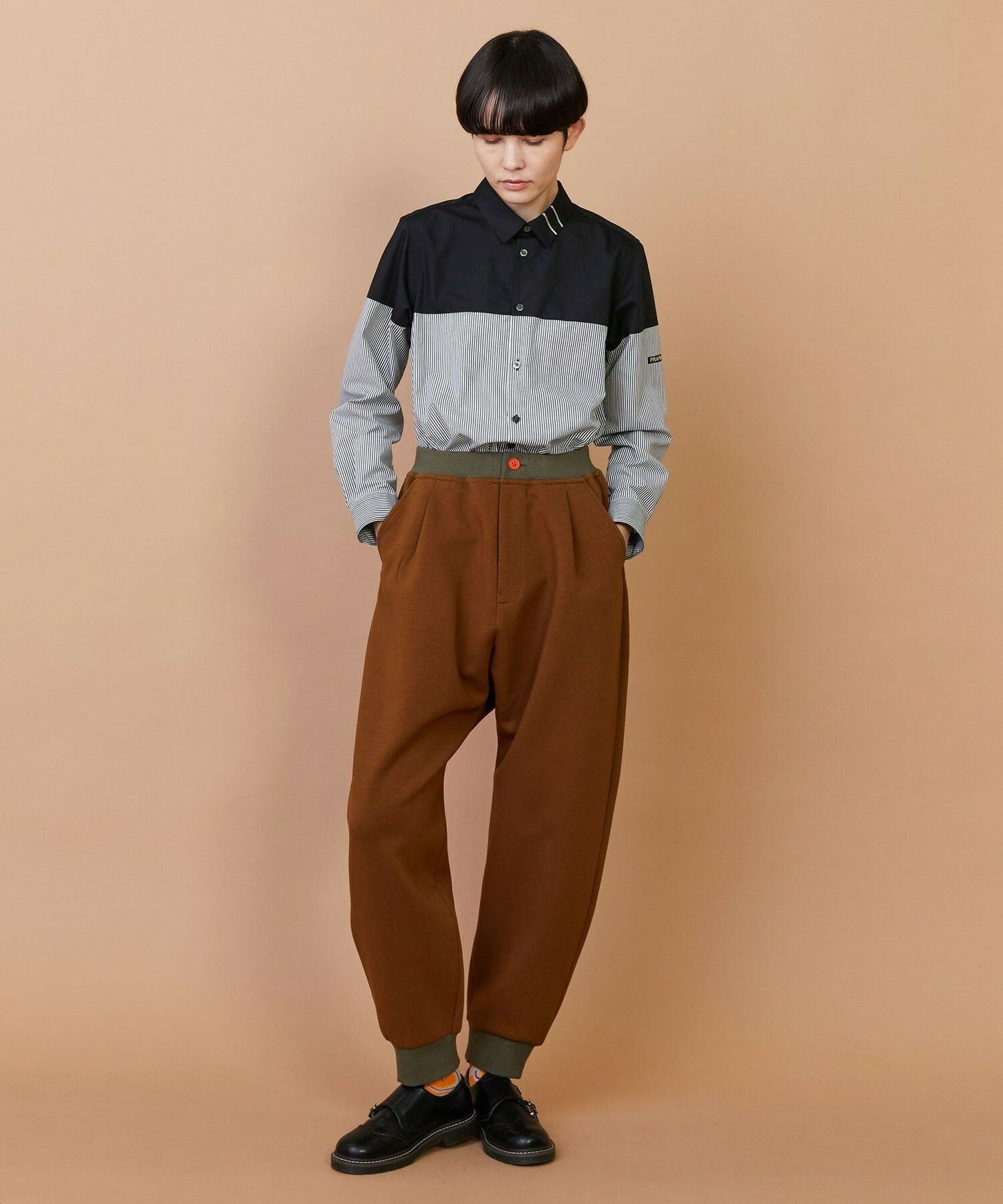 【FRAPBOIS】ライトスウェット パンツ 詳細画像 ネイビー 8