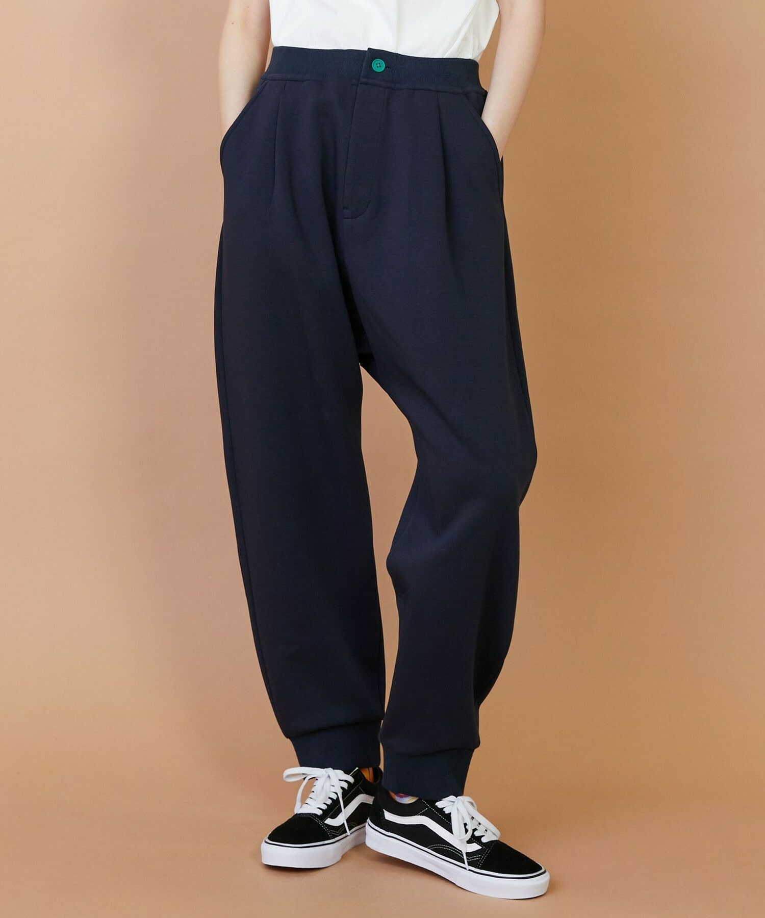 【FRAPBOIS】ライトスウェット パンツ 詳細画像 ネイビー 1