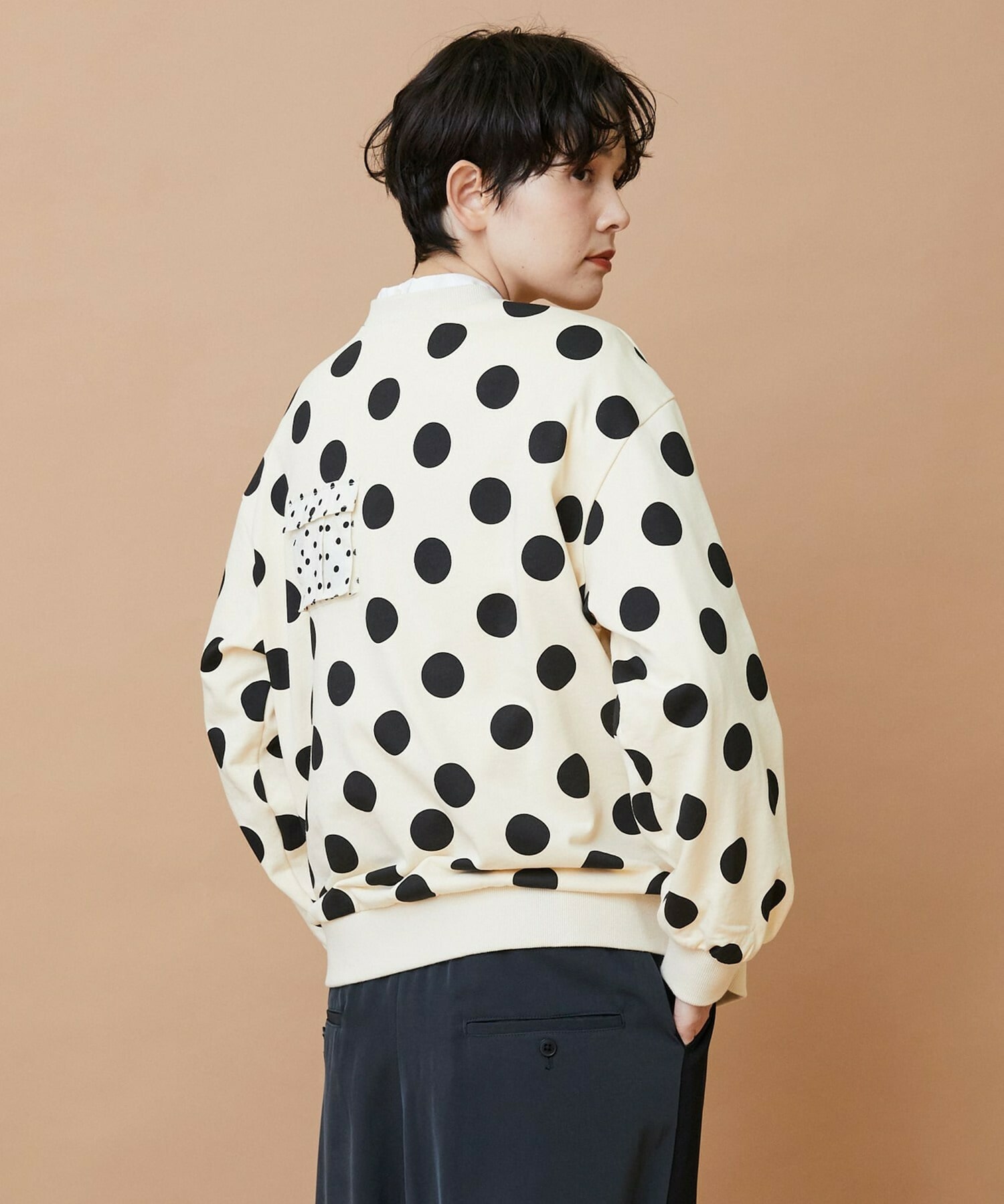 【FRAPBOIS】ポケドット スウェット 詳細画像 クリーム 14