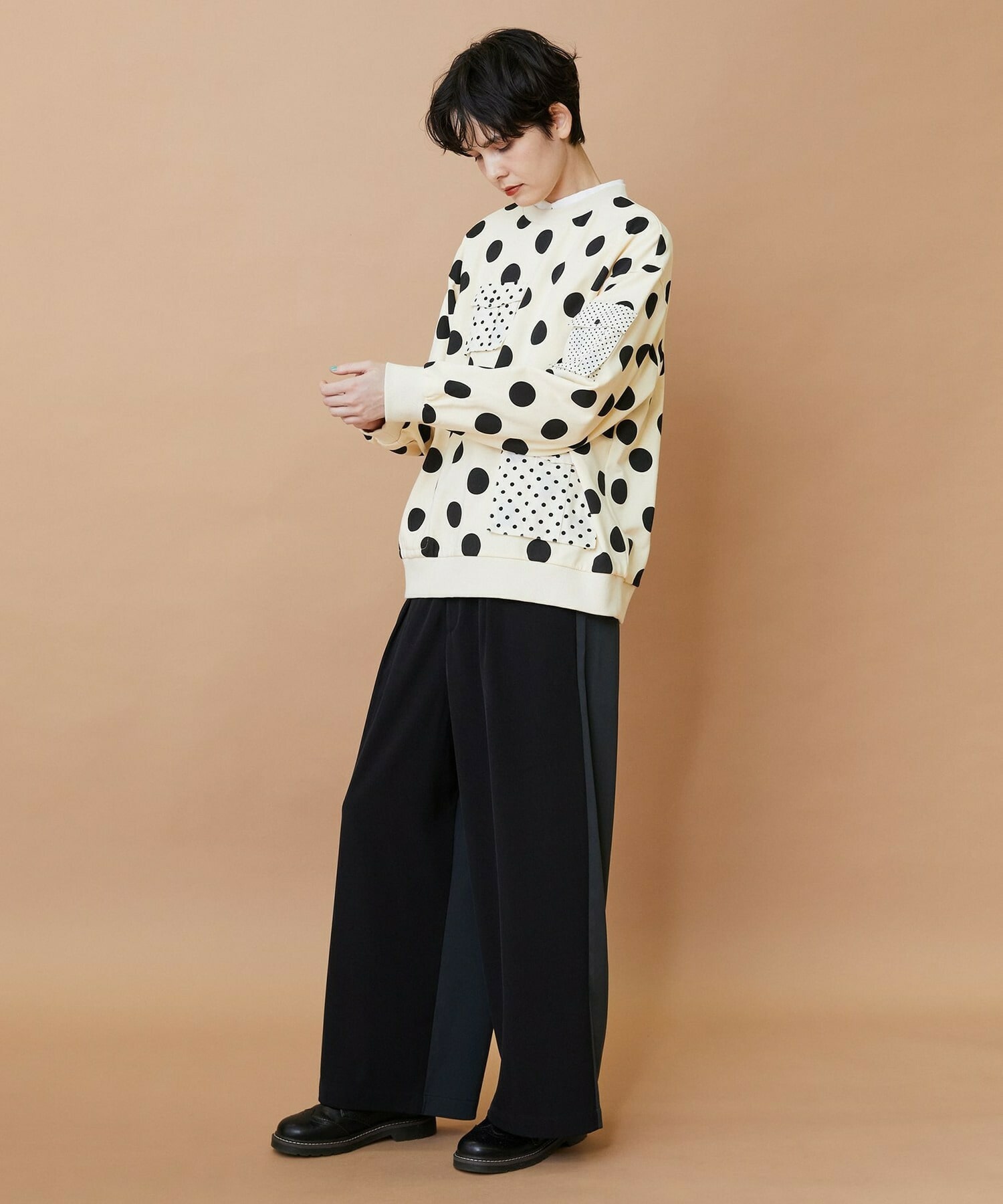 【FRAPBOIS】ポケドット スウェット 詳細画像 クリーム 17