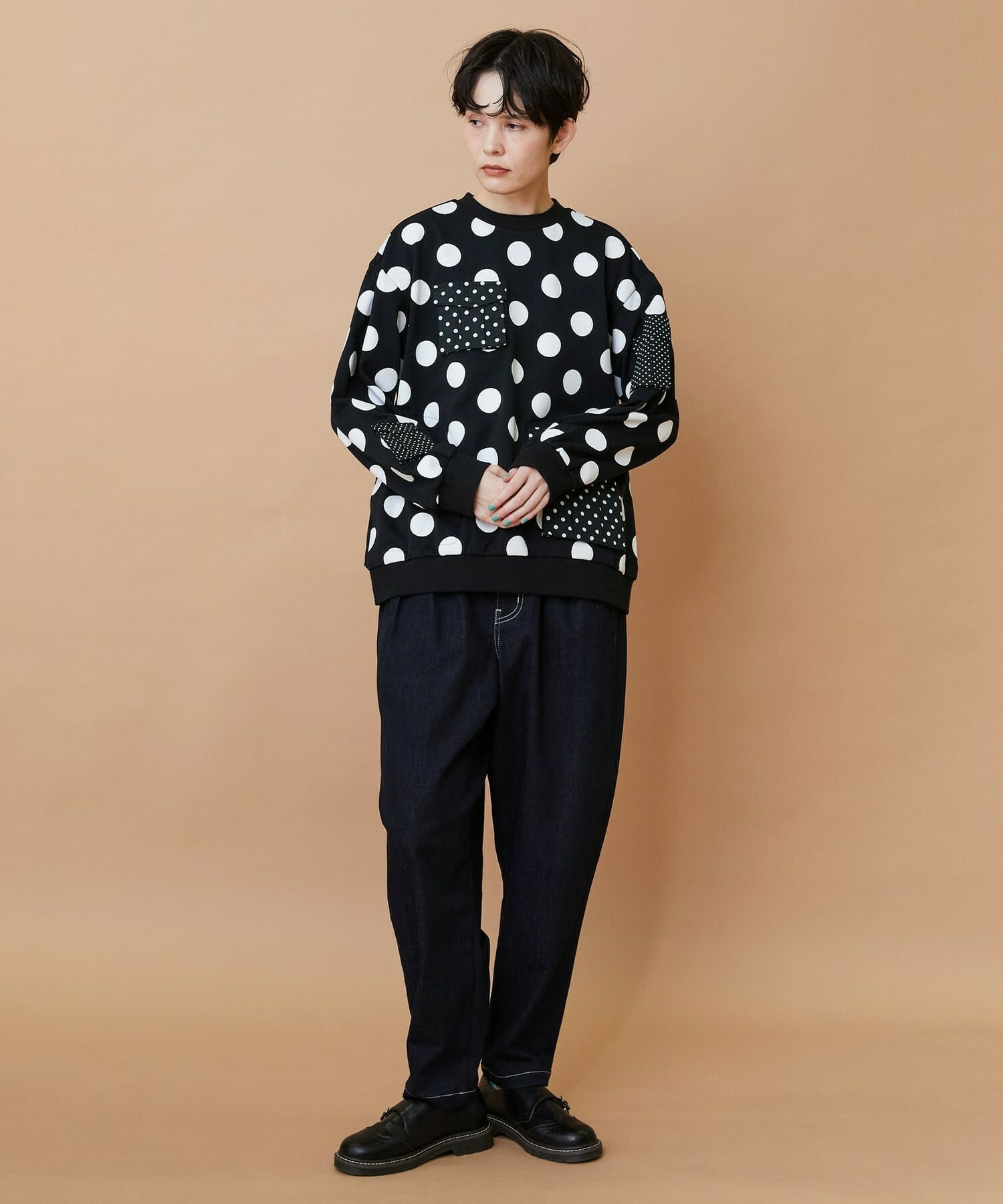 【FRAPBOIS】ポケドット スウェット 詳細画像 クリーム 8