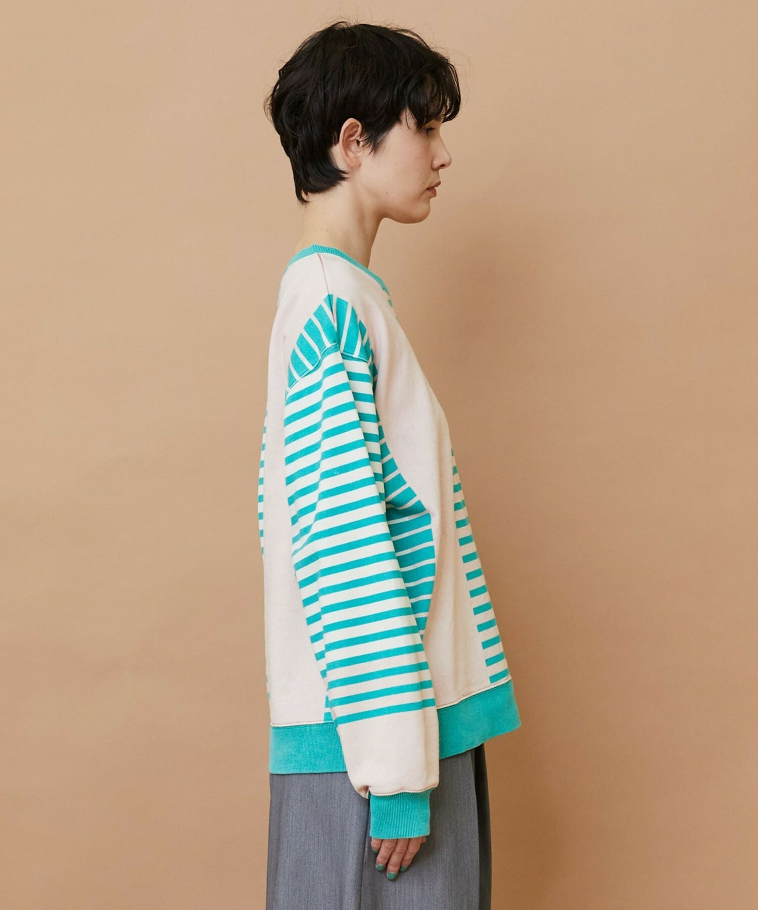 【FRAPBOIS】パウダーカラー スウェット 詳細画像 ブルー系その他 3