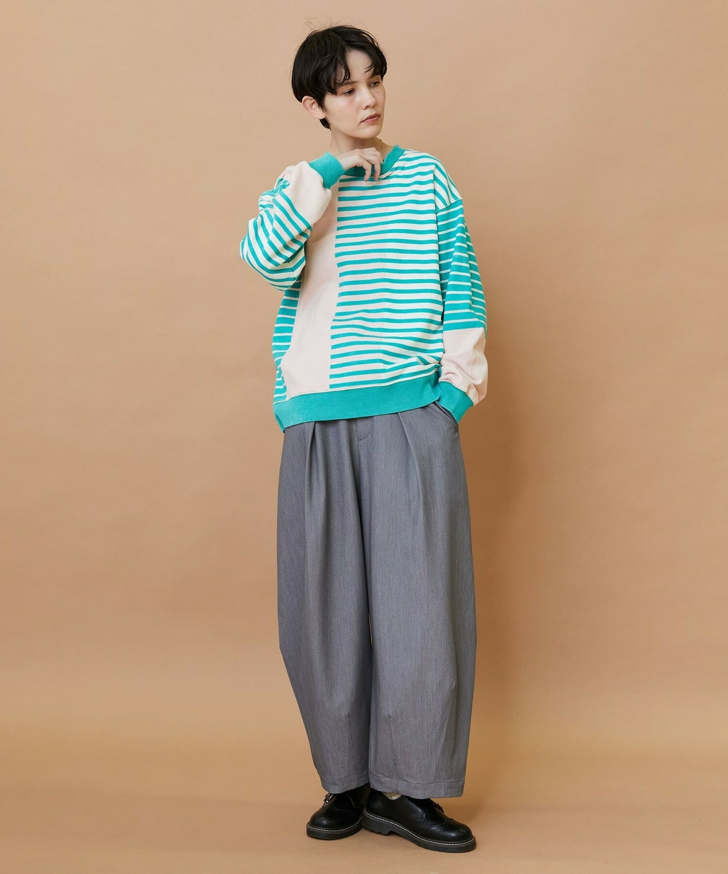 【FRAPBOIS】パウダーカラー スウェット 詳細画像 ブルー系その他 6