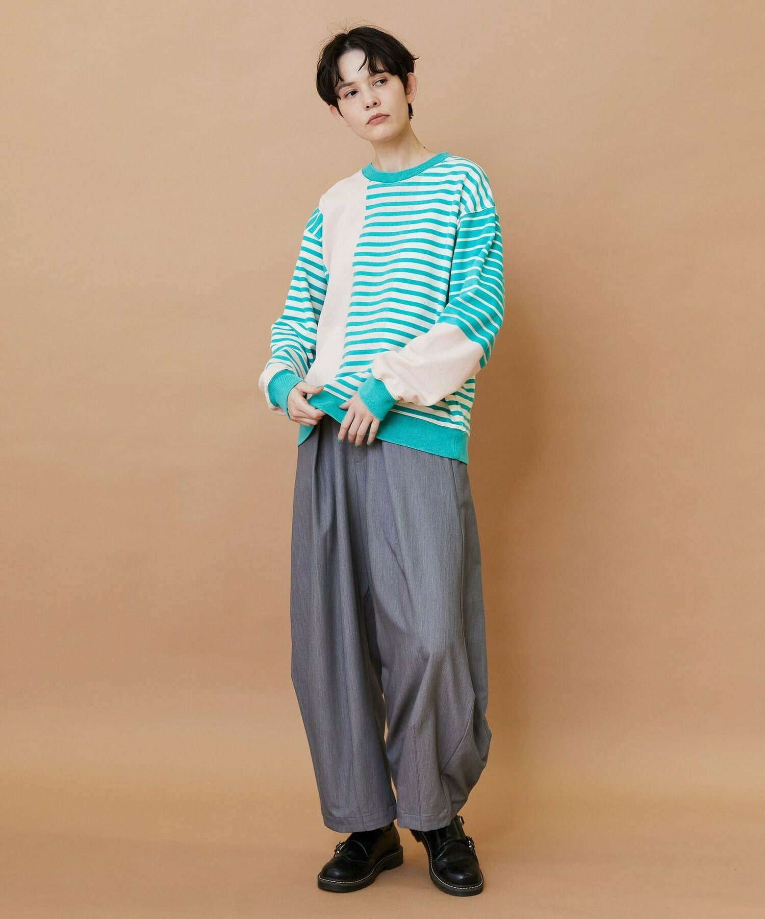 【FRAPBOIS】パウダーカラー スウェット 詳細画像 ブルー系その他 8