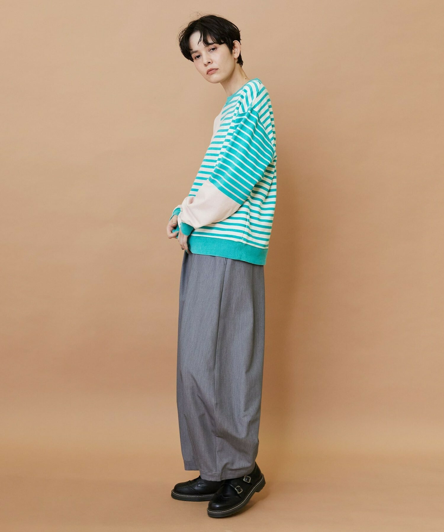 【FRAPBOIS】パウダーカラー スウェット 詳細画像 ブルー系その他 9