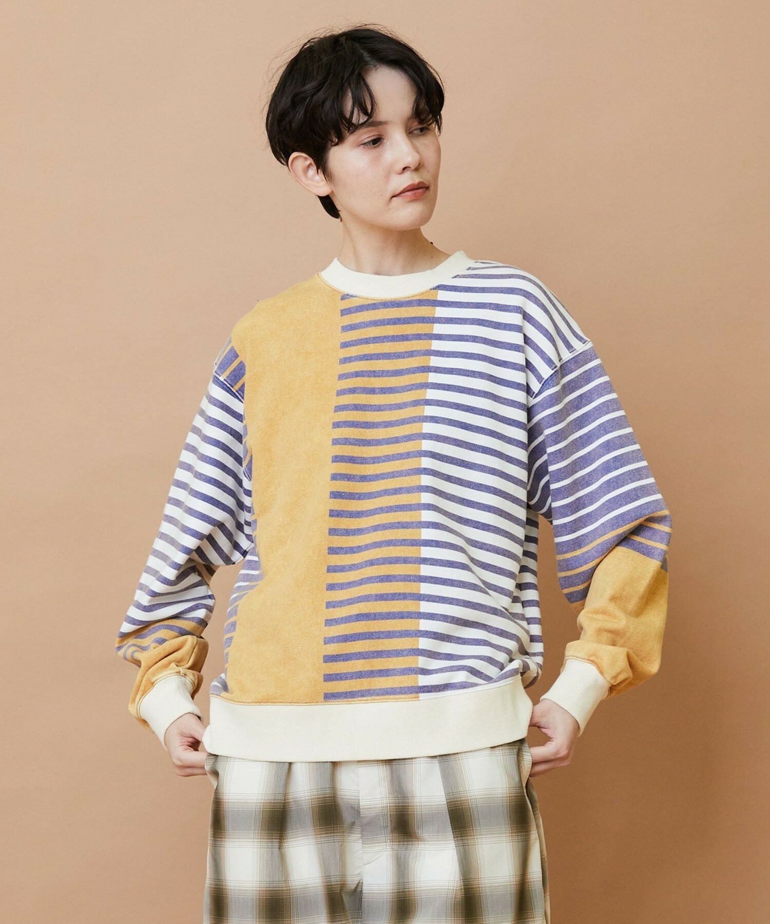 【FRAPBOIS】パウダーカラー スウェット 詳細画像 ブルー系その他 1