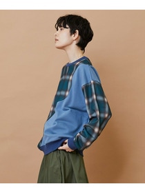 【FRAPBOIS】ハーフオンブレー スウェット 詳細画像 グリーン 11