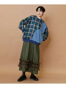 【FRAPBOIS】ハーフオンブレー スウェット 詳細画像 グリーン 13