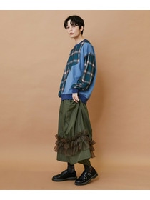 【FRAPBOIS】ハーフオンブレー スウェット 詳細画像 グリーン 14