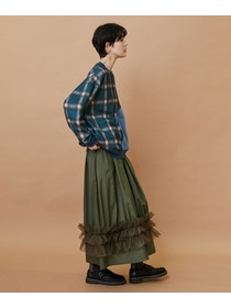 【FRAPBOIS】ハーフオンブレー スウェット 詳細画像 グリーン 16