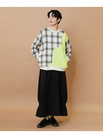 【FRAPBOIS】ハーフオンブレー スウェット 詳細画像 グリーン 5