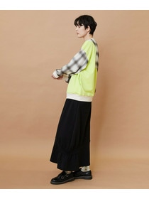 【FRAPBOIS】ハーフオンブレー スウェット 詳細画像 グリーン 7