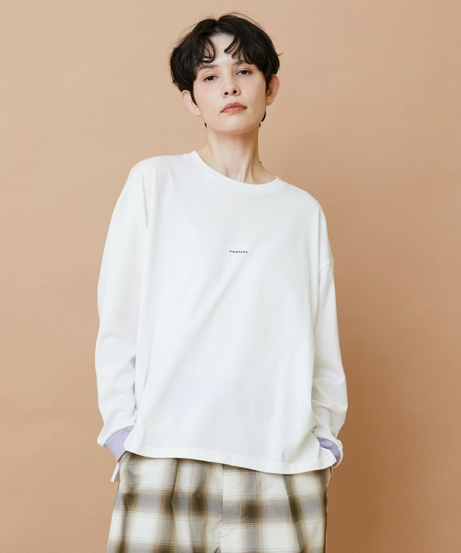 【FRAPBOIS】テイストL/S T 詳細画像 ホワイト 1