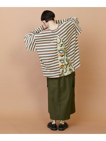 【FRAPBOIS】サーフェスボーダー カットソー 詳細画像 グレイッシュベージュ 16