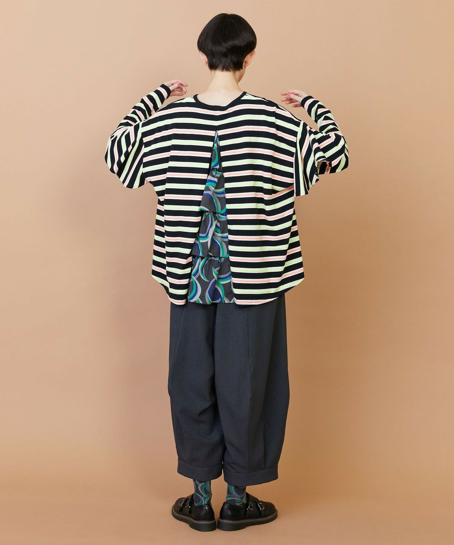 【FRAPBOIS】サーフェスボーダー カットソー 詳細画像 グレイッシュベージュ 9