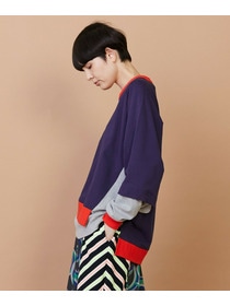 【FRAPBOIS】レイヤーリブ カットソー 詳細画像 ネイビー 12