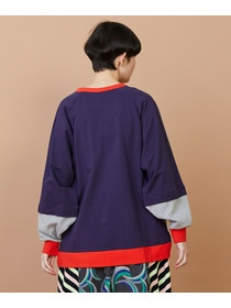 【FRAPBOIS】レイヤーリブ カットソー 詳細画像 ネイビー 13