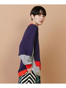 【FRAPBOIS】レイヤーリブ カットソー 詳細画像 ネイビー 14