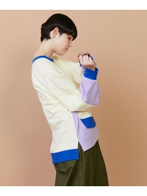 【FRAPBOIS】レイヤーリブ カットソー 詳細画像 ネイビー 3