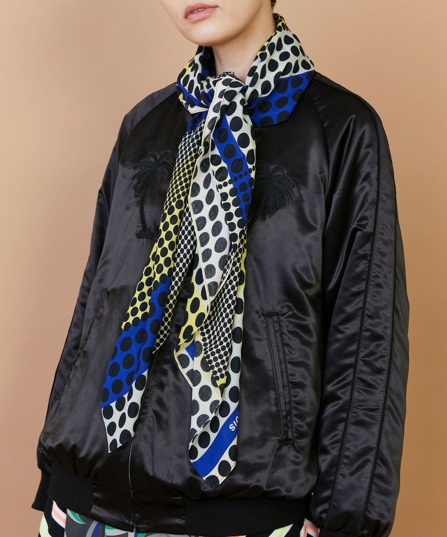 【FRAPBOIS】キカスカーフ 詳細画像 イエロー 1