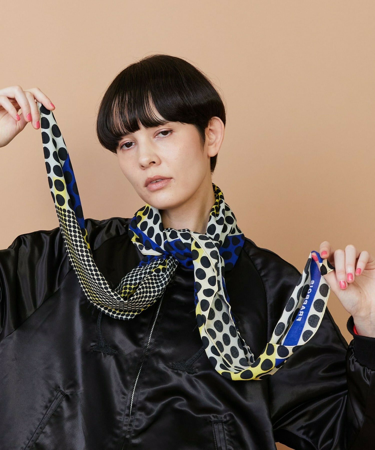 【FRAPBOIS】キカスカーフ 詳細画像 イエロー 4