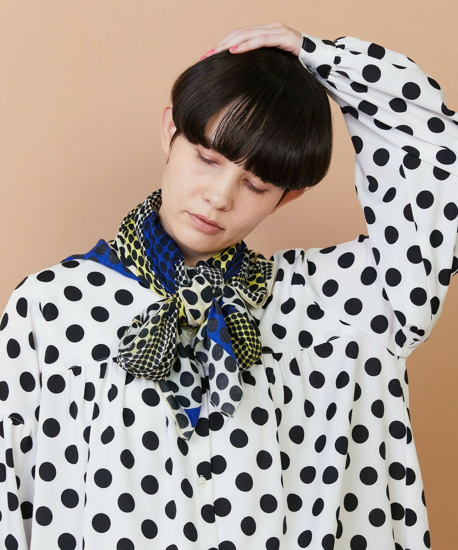 【FRAPBOIS】キカスカーフ 詳細画像 イエロー 6