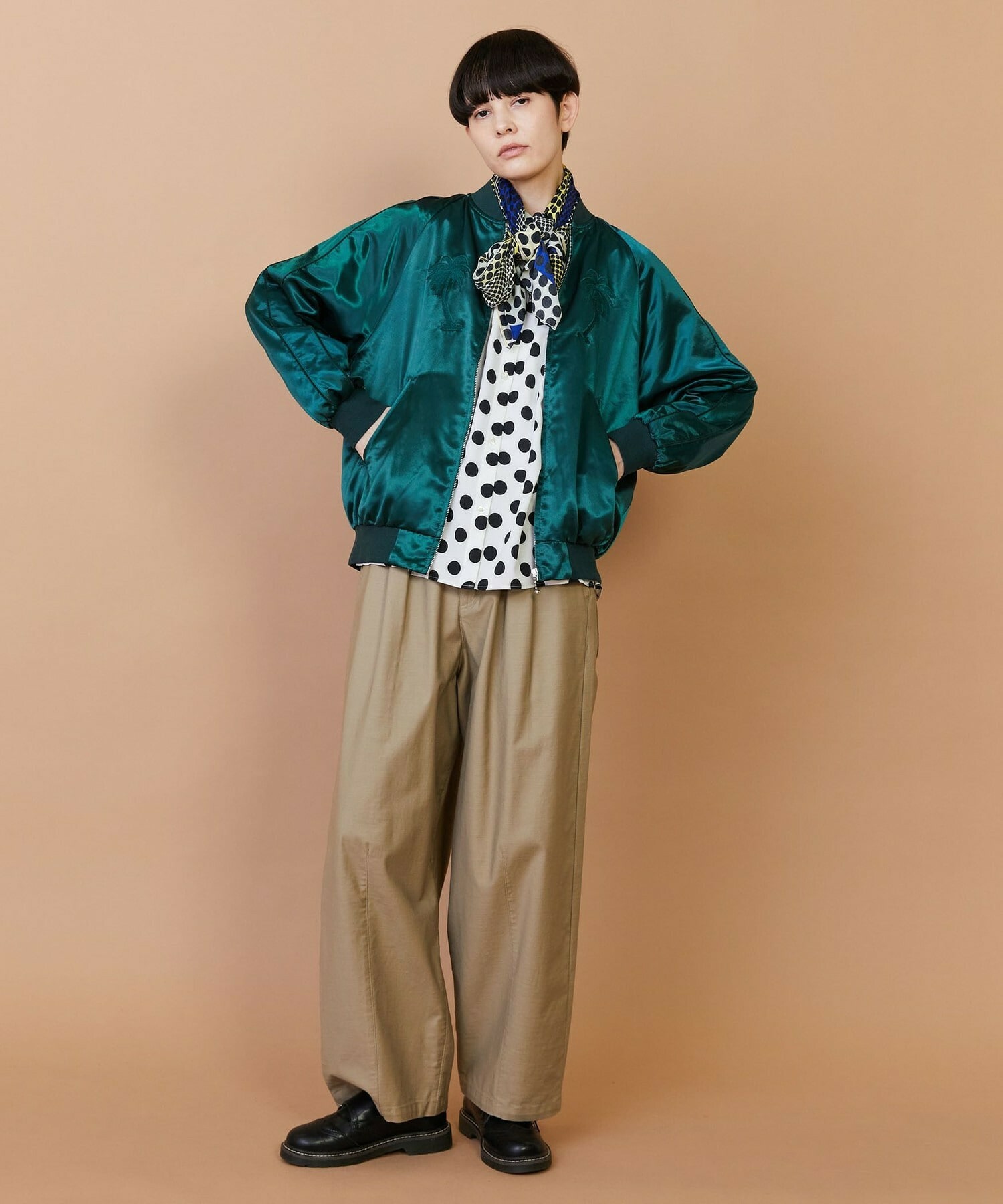 【FRAPBOIS】キカスカーフ 詳細画像 イエロー 7