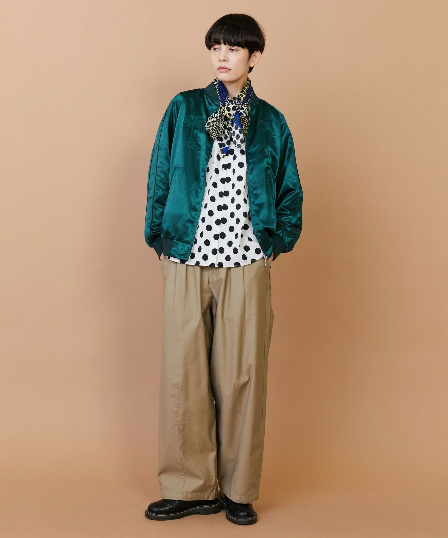 【FRAPBOIS】キカスカーフ 詳細画像 イエロー 8