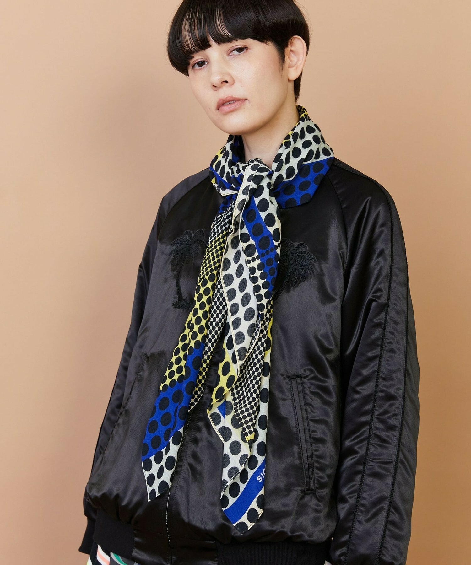 【FRAPBOIS】キカスカーフ 詳細画像 イエロー 1