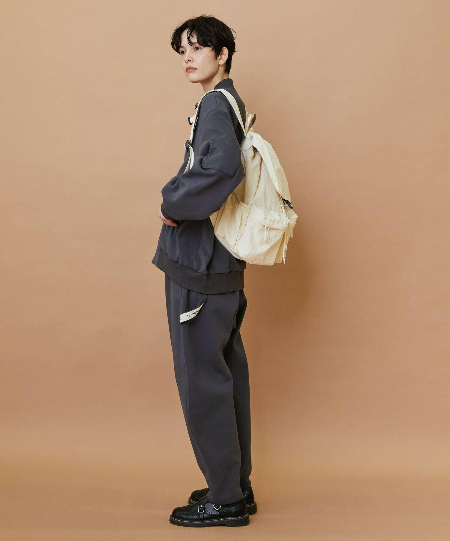 【FRAPBOIS】ダブルリュック 詳細画像 チャコールグレー 3