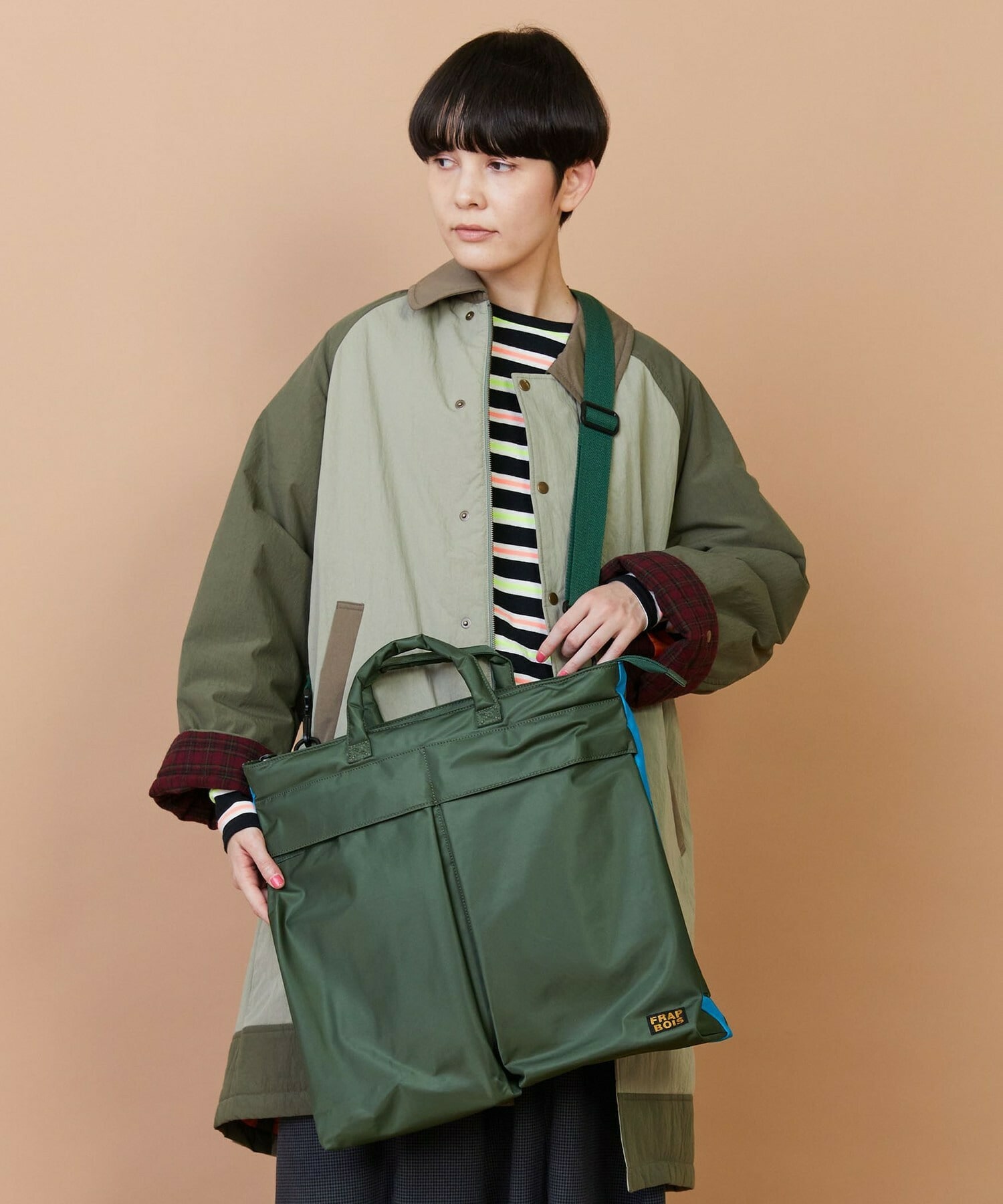 【FRAPBOIS】ヘルメットBAG 詳細画像 ブラック 1