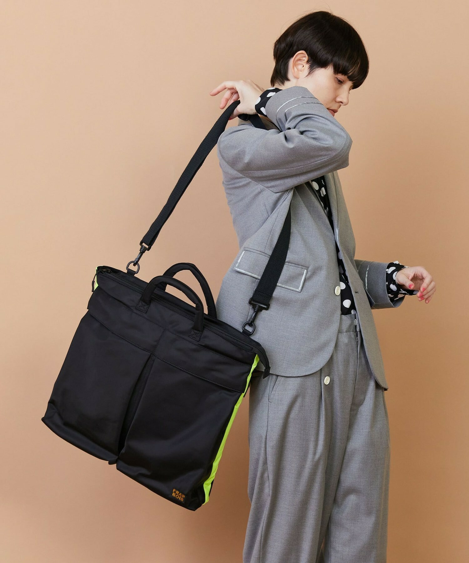 【FRAPBOIS】ヘルメットBAG 詳細画像 ブラック 12